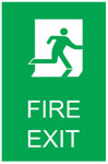 FIRE EXIT 2 Sign
